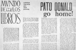 Pato Donald go home!
