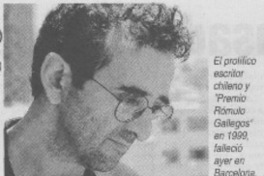 Murió Roberto Bolaño.