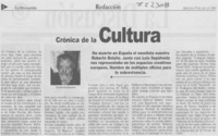 Crónica de la cultura