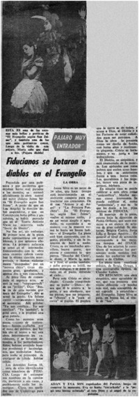 Fiducianos se botaron a diablos en el evangelio.