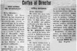 Cartas al director.
