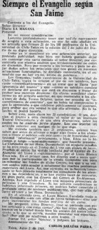 Siempre el evangelio según san Jaime