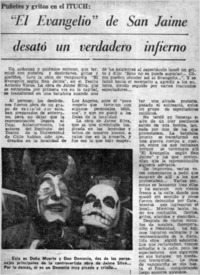 El evangelio" de san Jaime desató un verdadero infierno.