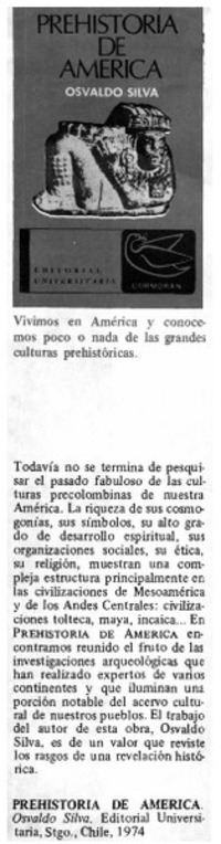 Prehistoria de América.