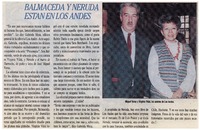 Balmaceda y Neruda están en Los Andes.