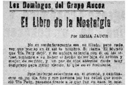 El libro de la nostalgia