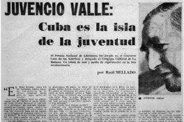 Cuba es la isla de la juventud : [entrevistas]