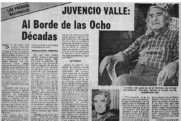Juvencio Valle: al borde de las ocho décadas : [entrevistas]