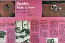 Alquimistas, poetas y joyeros: [entrevista]