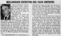 Millonario escritor del caso Anfruns.
