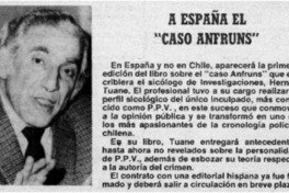A España el "Caso Anfruns".
