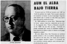 Aún el alba bajo tierra