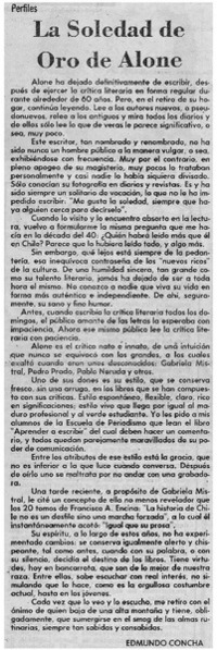La soledad de oro de Alone