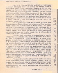 Ernesto Vásquez Méndez