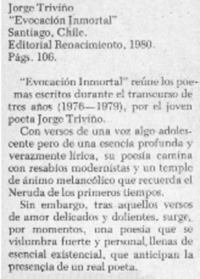 Evocación Inmortal.