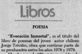 Poesía.