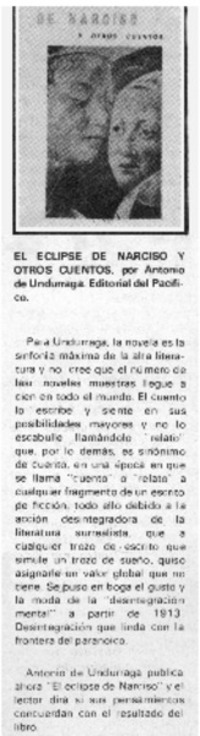 El eclipse de Narciso.