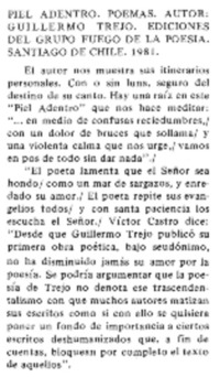 Piel adentro, poemas.