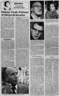 Debesa, Tevah, Pedraza: el olimpo de las artes