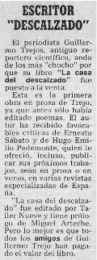 Escritor "Descalzado".