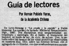 Guía de lectores