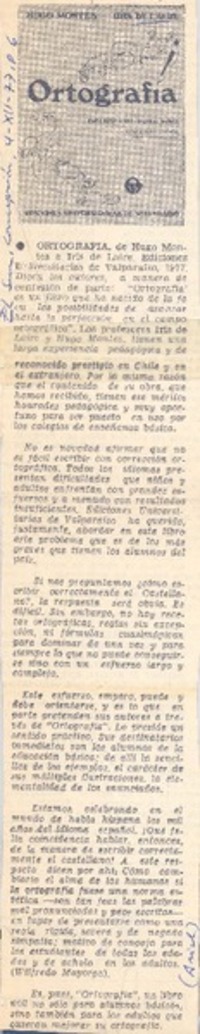 Ortografía