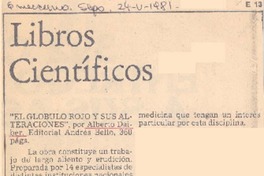 El glóbulo rojo y sus alteraciones".