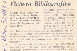 Fiesta de la virgen de la Candelaria de Copiapó"