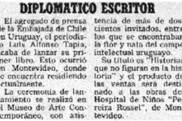 Diplomatico escritor.