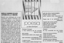 Poetas chilenos de hoy autores de la X región