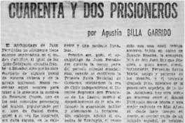 Cuarenta y dos prisioneros