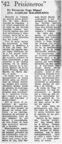 "42 prisioneros"