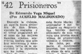 "42 prisioneros"