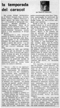 La temporada del caracol