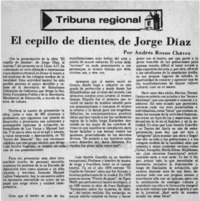 El cepillo de dientes