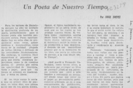 Un poeta de nuestro tiempo
