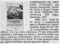 Compendio de cienias sociales