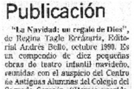 "La navidad: un regalo de Dios".