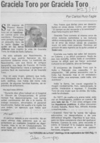 Graciela Toro por Graciela Toro