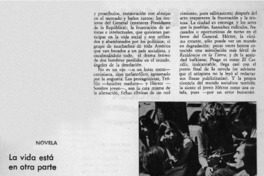 La vida está en otra parte.