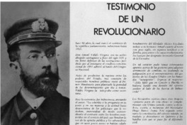 Testimonio de un revolucionario.