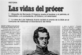 Las vidas del prócer