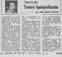 Teatro iquiqueñizado