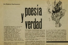 Poesía y verdad : [entrevistas]