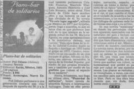 Piano-bar de solitarios
