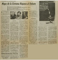 Mapa de la extrema riqueza al debate.