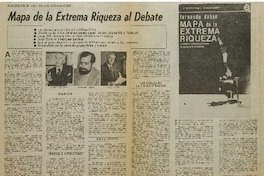 Mapa de la extrema riqueza al debate.