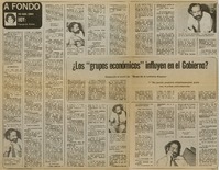 ¿Los grupos económicos influyen en el gobierno?