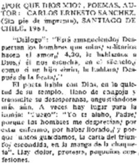 ¿Por que Dios mio?. Poemas.