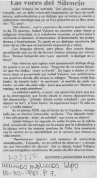Las voces del silencio